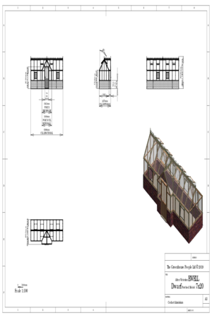 Instructions file Alton Victorian Ewell Porched Model 7x20 Dwarf Wall Dimensions Drawing