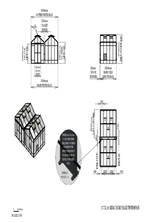Instructions file 17 X 10 Reach Royale Twinspan Dimensions 