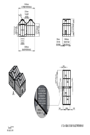 Instructions file 17 X 8 Reach Royale Twinspan Dimensions