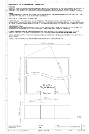 Instructions file Alton Victorian Dwarf Wall Plan_8x20_Ellesmere