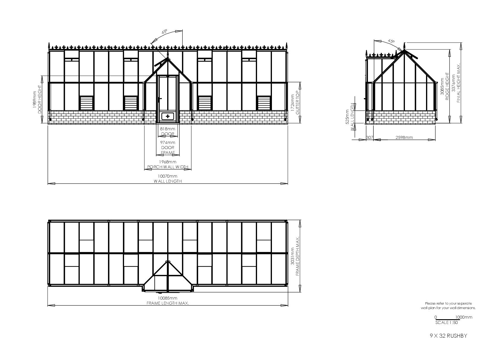 Instructions file 9 x 32 Rushby Dimensions