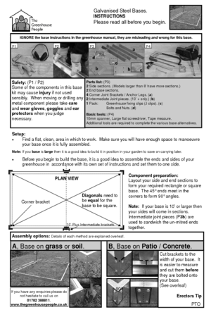 Instructions file Galvanised Base Instructions