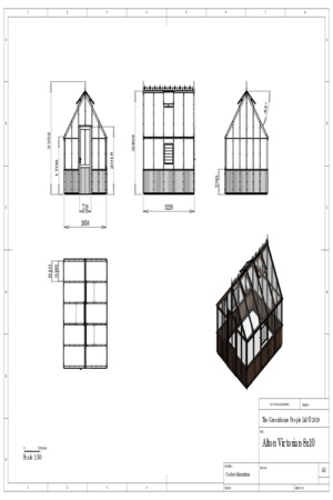 Instructions file 8 X 10 Alton Victorian Cheltenham Dimensions