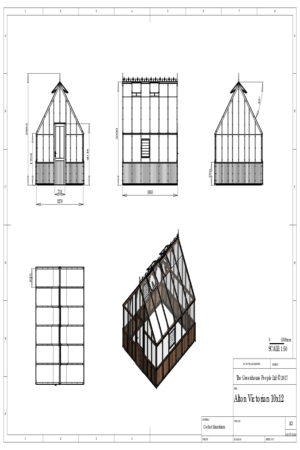 Instructions file 10 X 12 Alton Victorian Westminster Dimensions