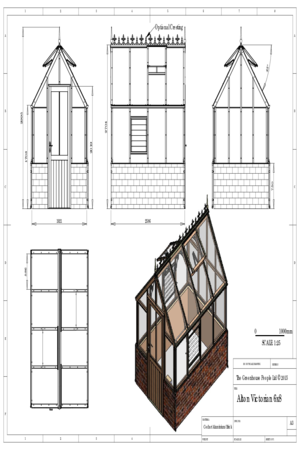 Instructions file 6 X 8 Alton Victorian Eton Dimensions
