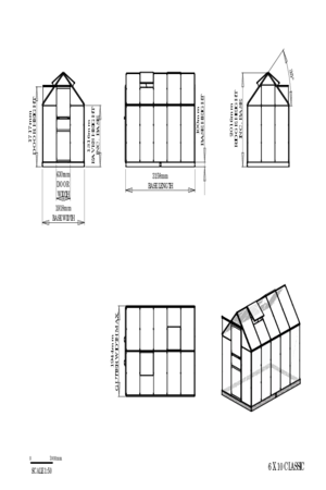 Instructions file 6 x 10 Classic Dimensions