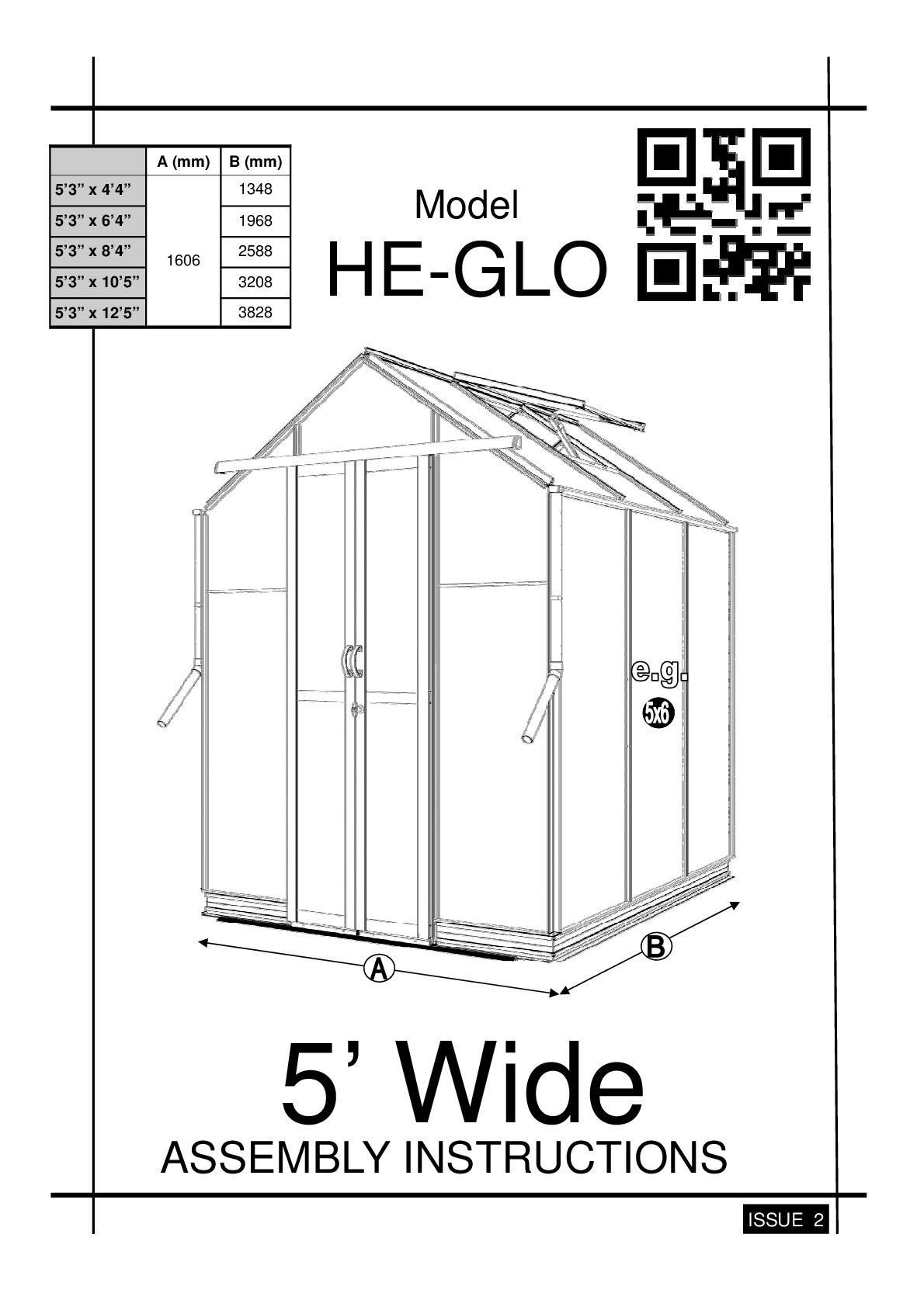 Instructions file Gloucester Hercules 5' wide Instruction Manual (HE-GLO)