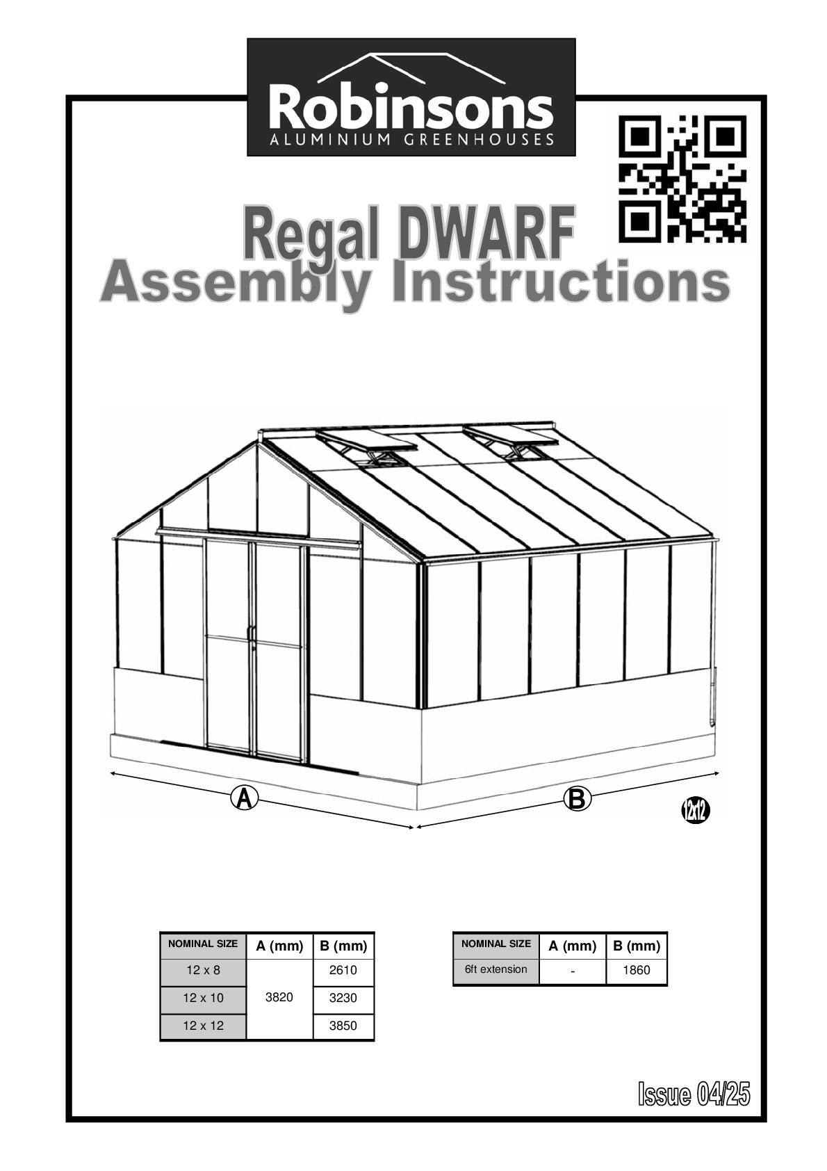Instructions file Regal dwarf wall greenhouse