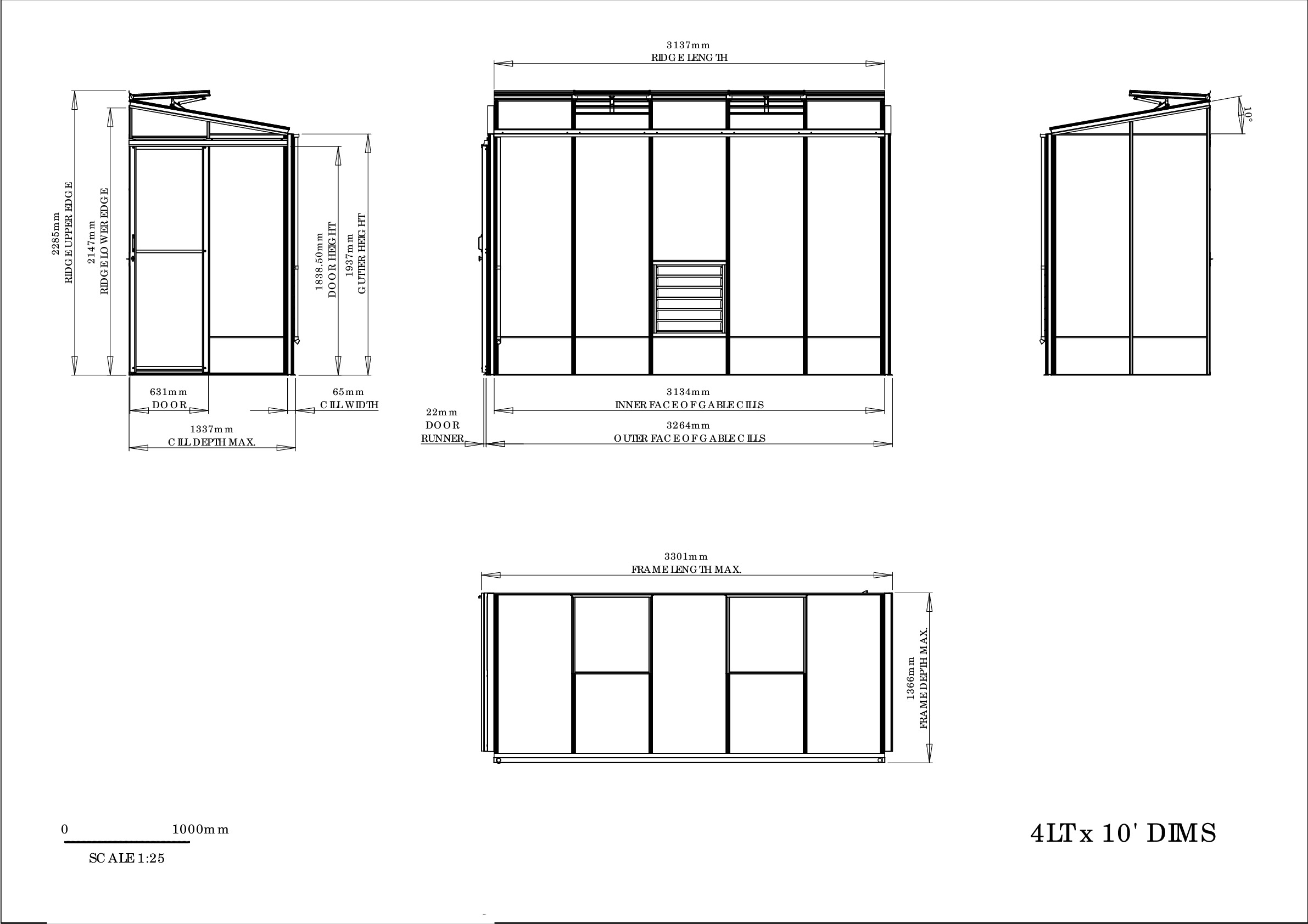 Instructions file 4LT x 10 Dimensions