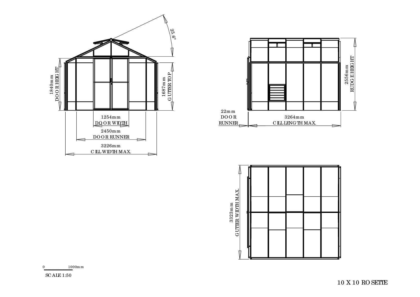 Instructions file 10 x 10 Rosette Dimensions