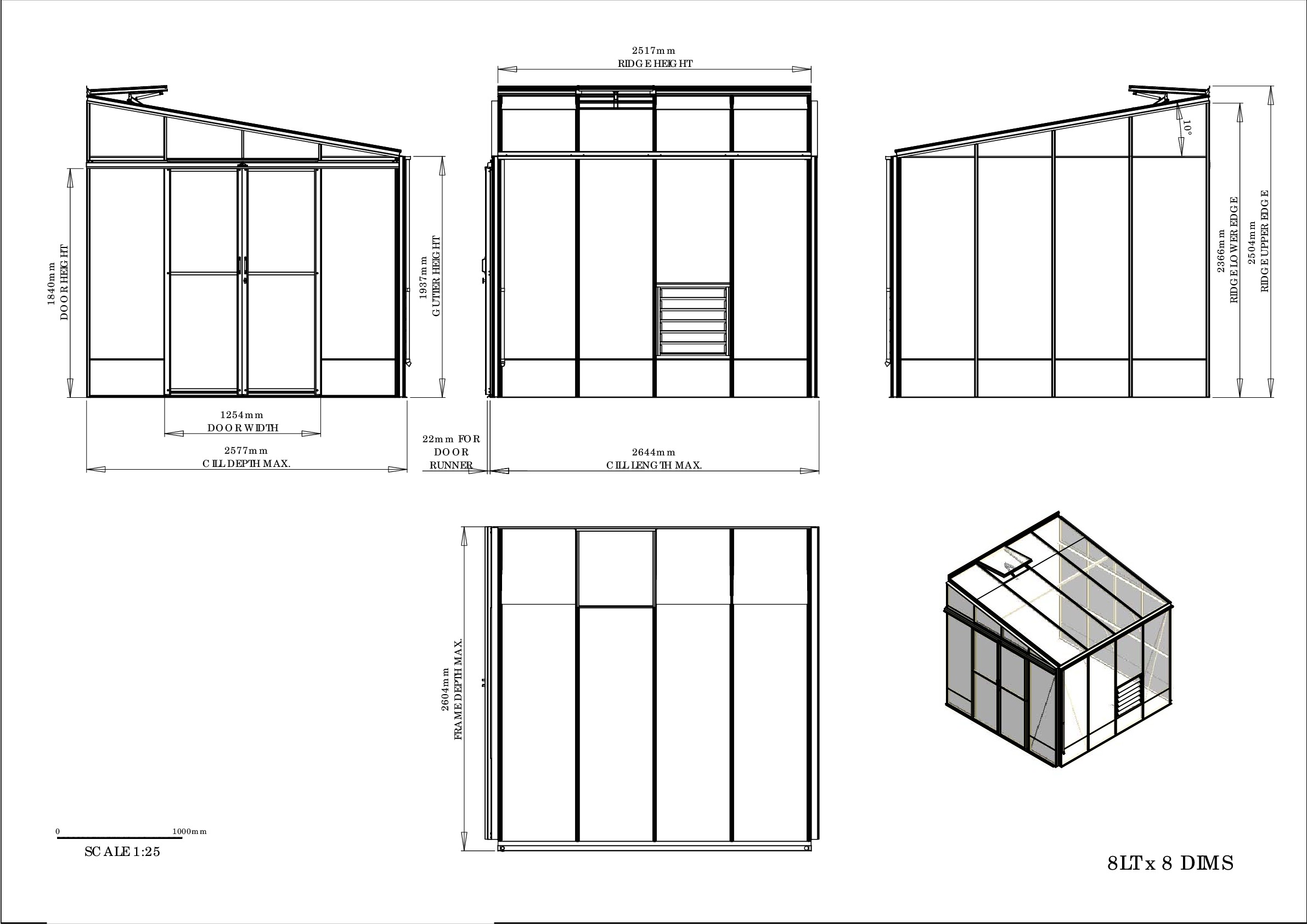 Instructions file 8LT x 8 Dimensions
