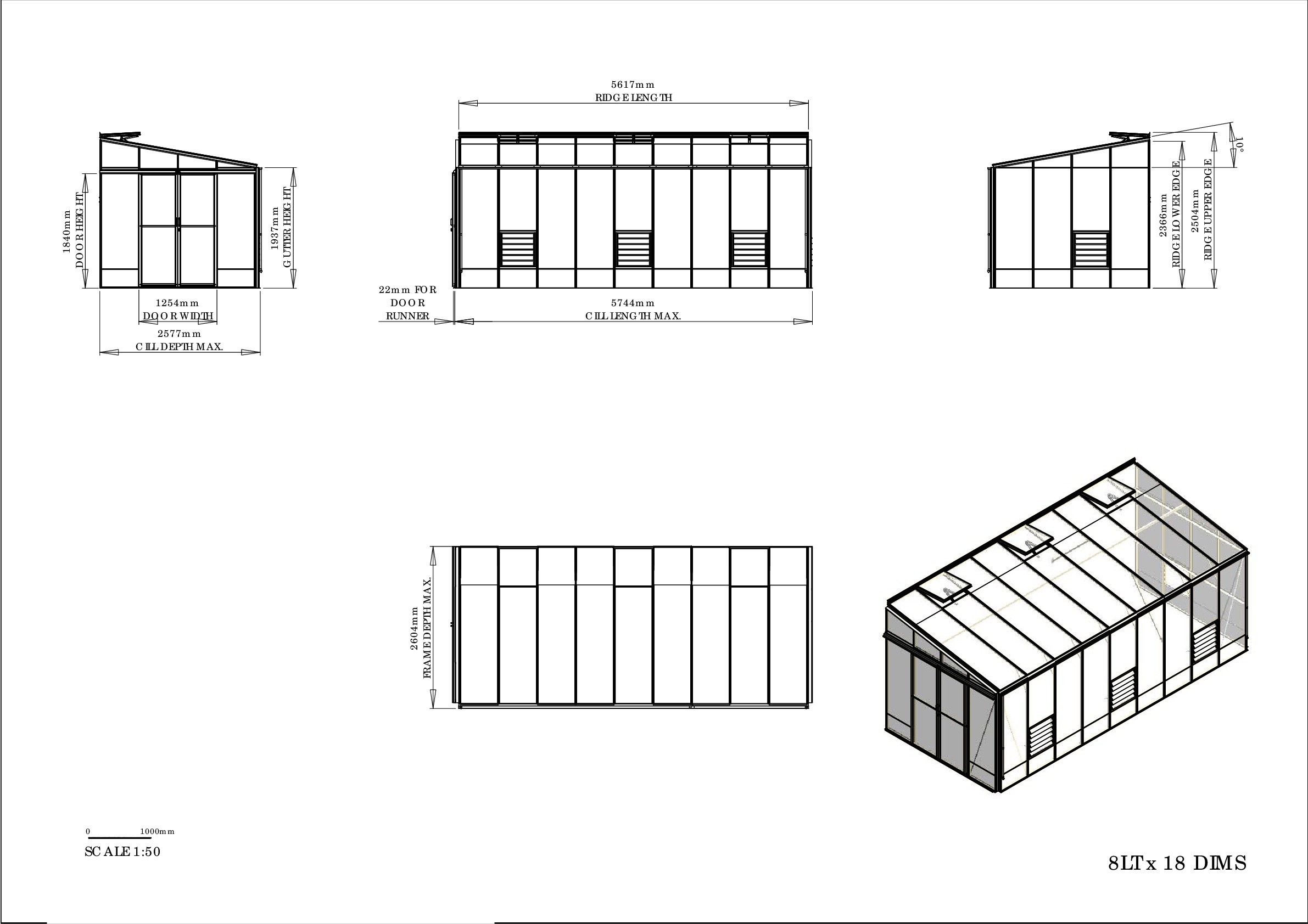 Instructions file 8LT x 18 Dimensions