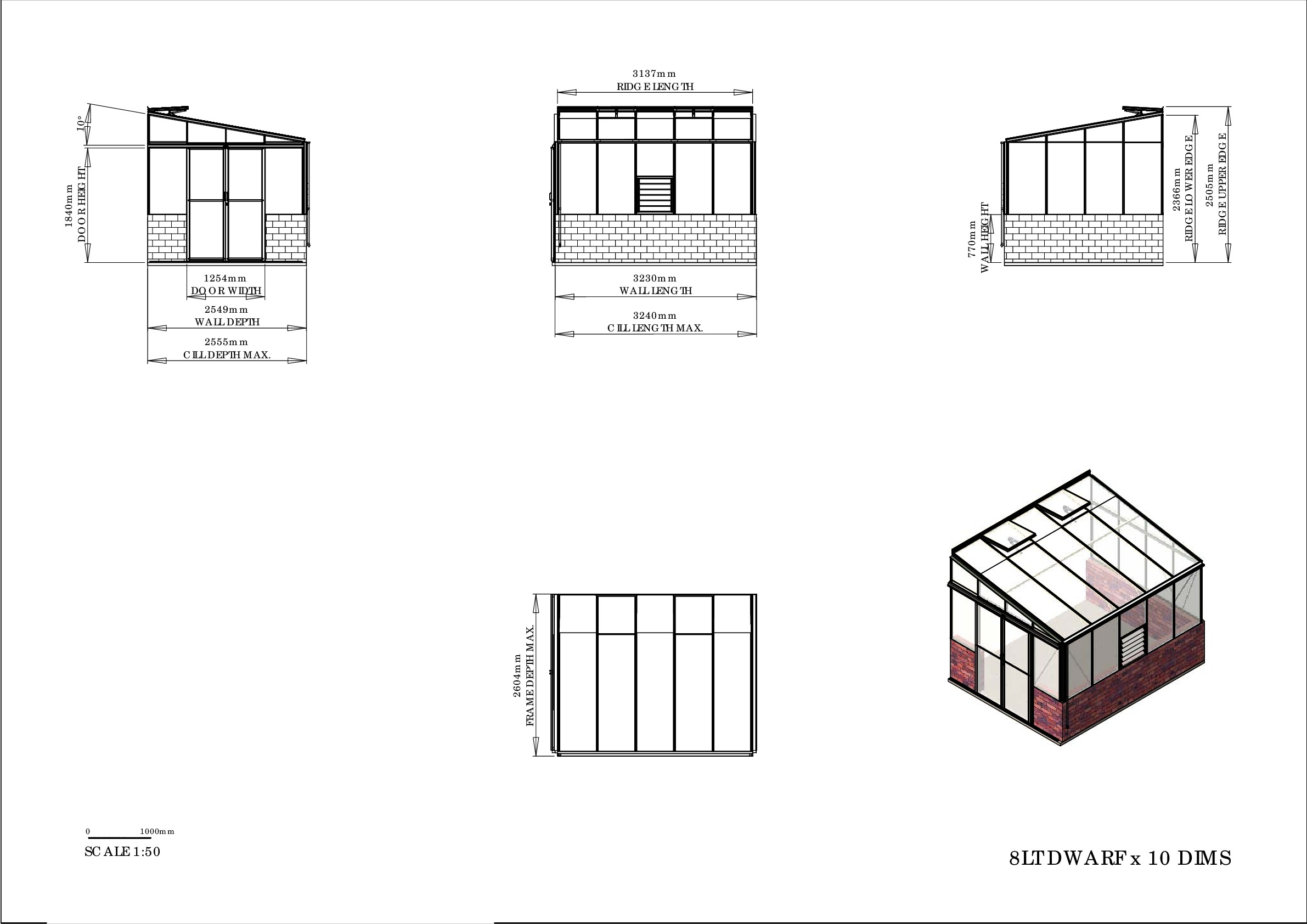 Instructions file 8LT DWARF  x 10 Dimensions