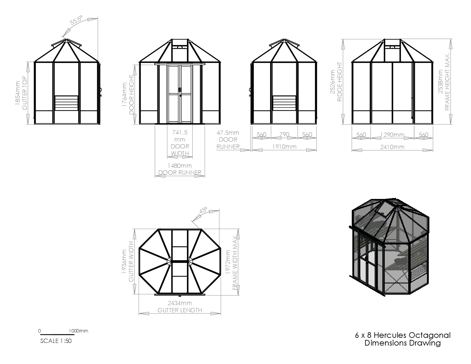 Instructions file 6 x 8 Herc Octagonal Dimensions