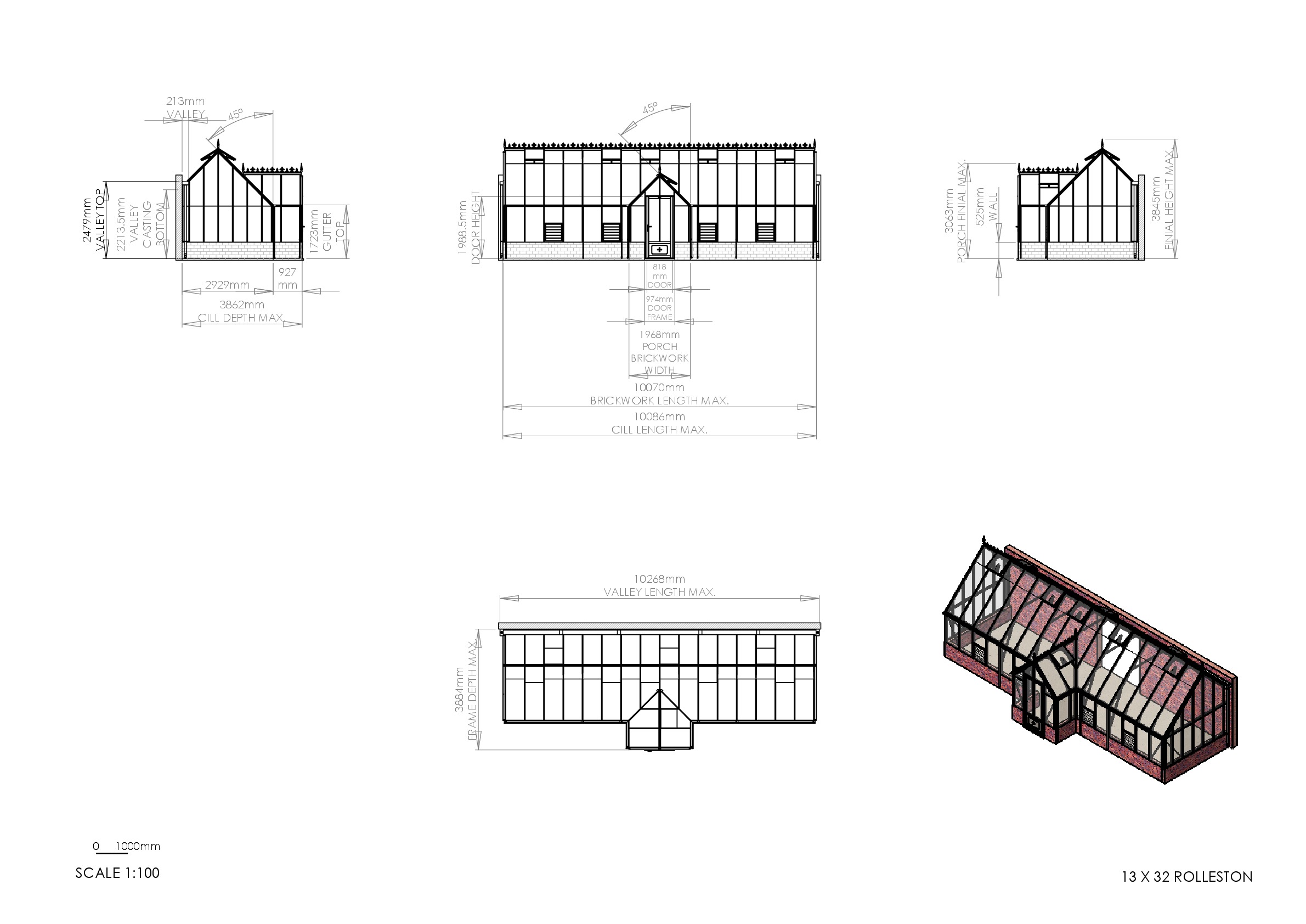 Instructions file 13 x 32 Rolleston Dimensions Drawing