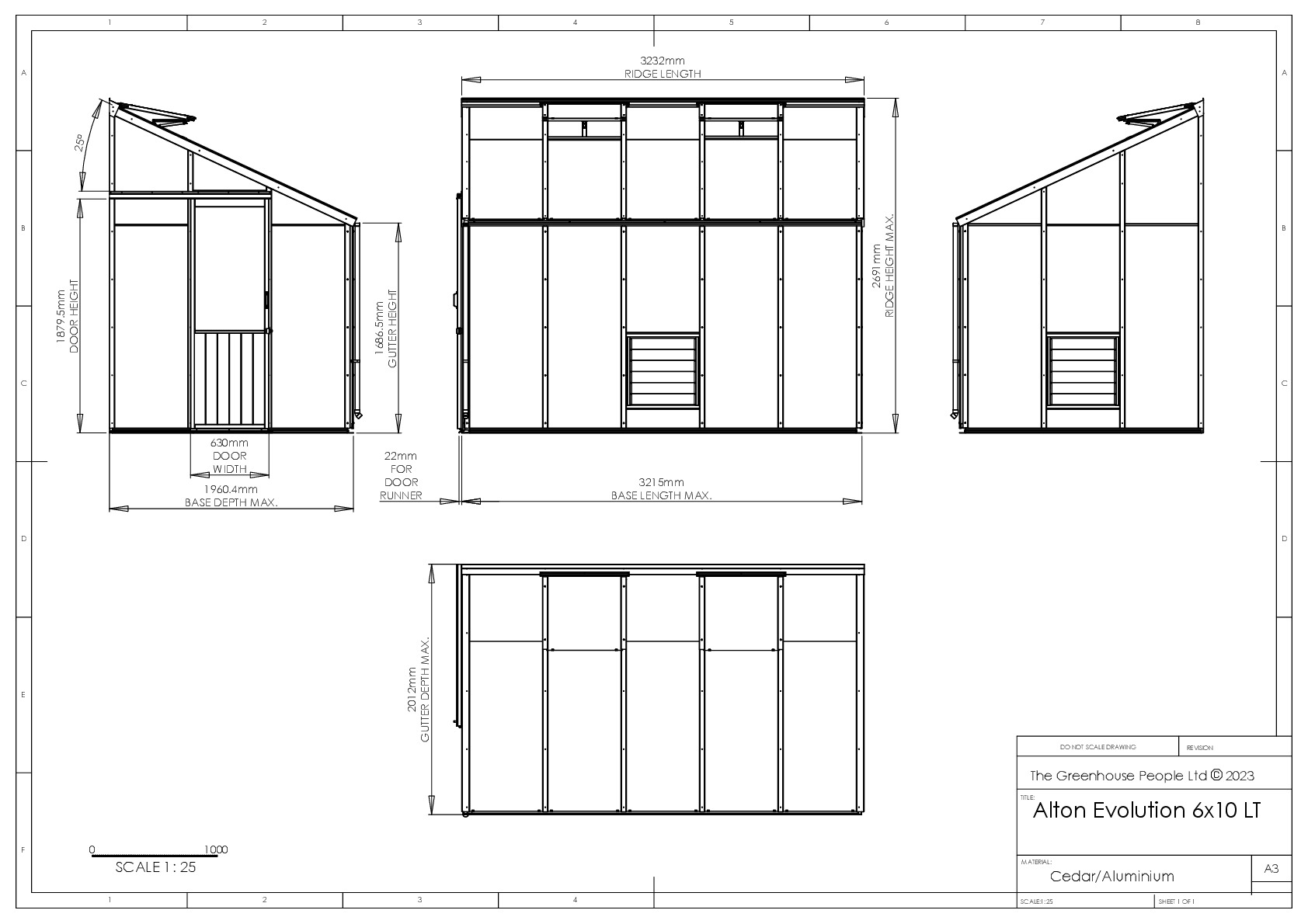 Instructions file 6lt x 10 Alton Evo Dimensions / Planning Drawing 
