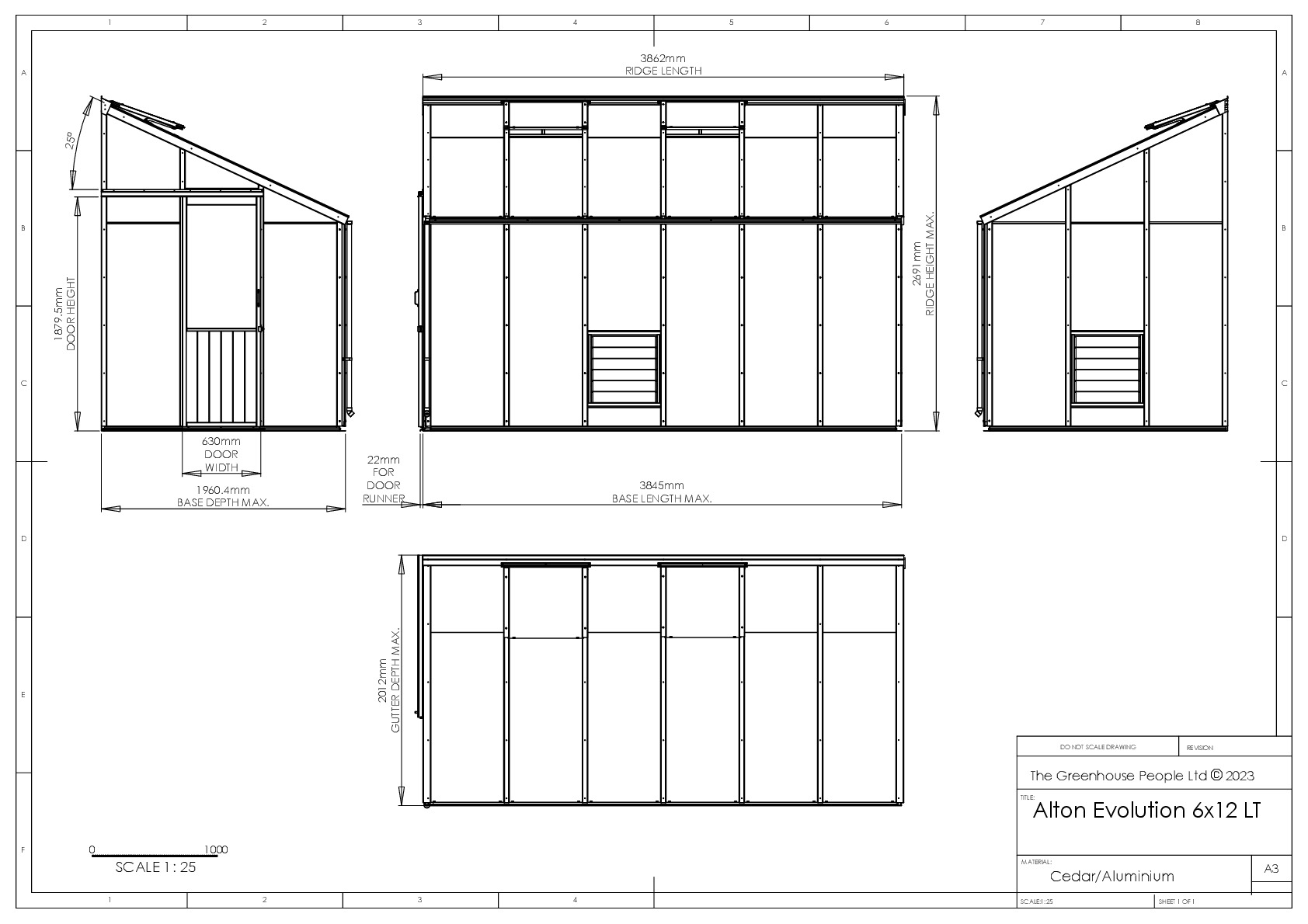 Instructions file 6lt x 12 Alton Evo Dimensions / Planning Drawing 