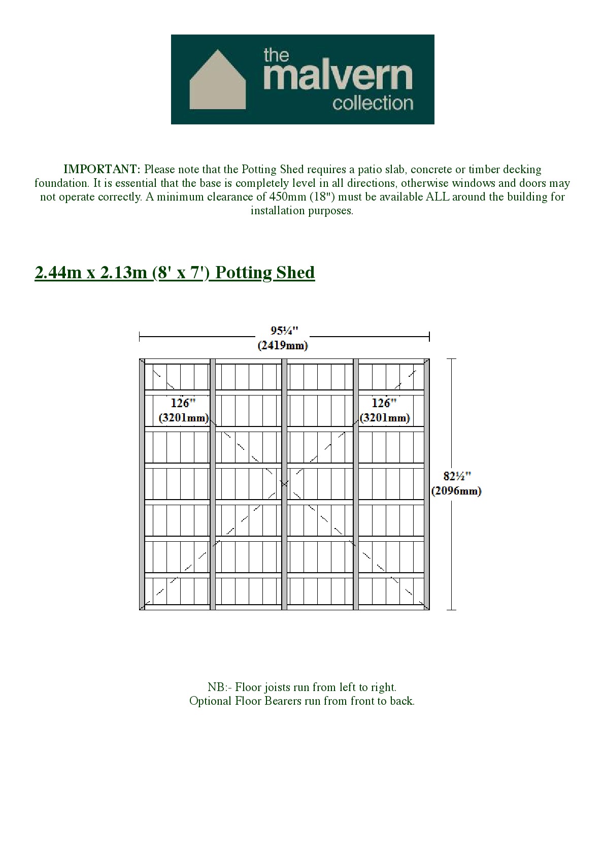 Instructions file Potting shed 8x7 Baseplan