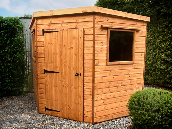 Malvern Bewdley Corner garden shed