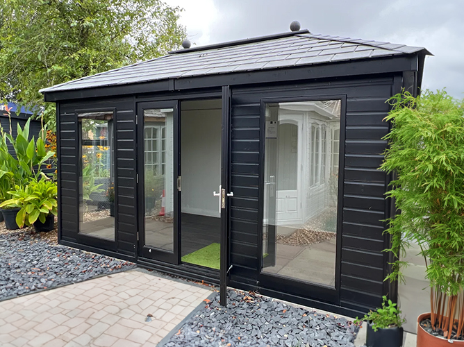 Malvern Studio Hipped garden building