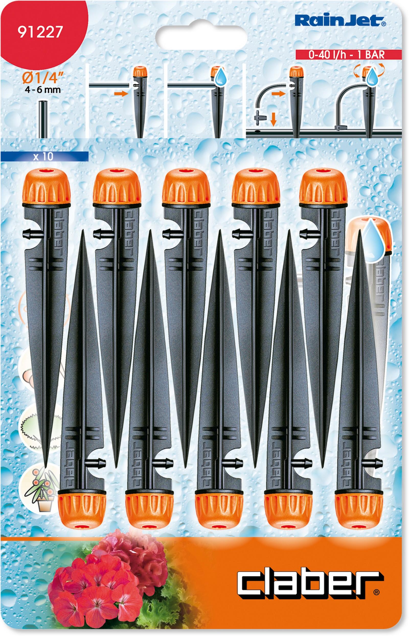 0-40 L/H Adjustable Dripper - 91227 Pack of 10