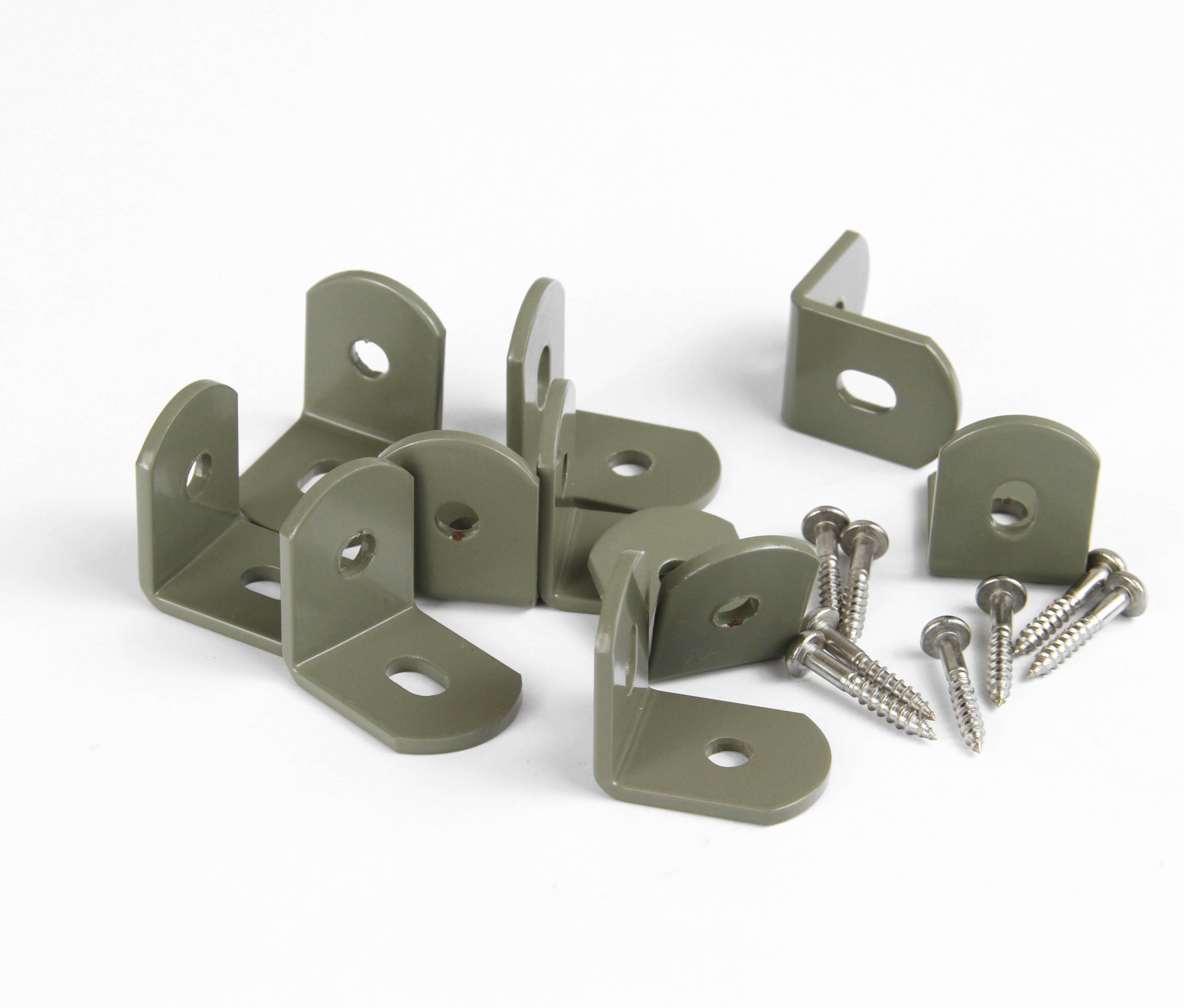 10 moss hanging basket brackets
