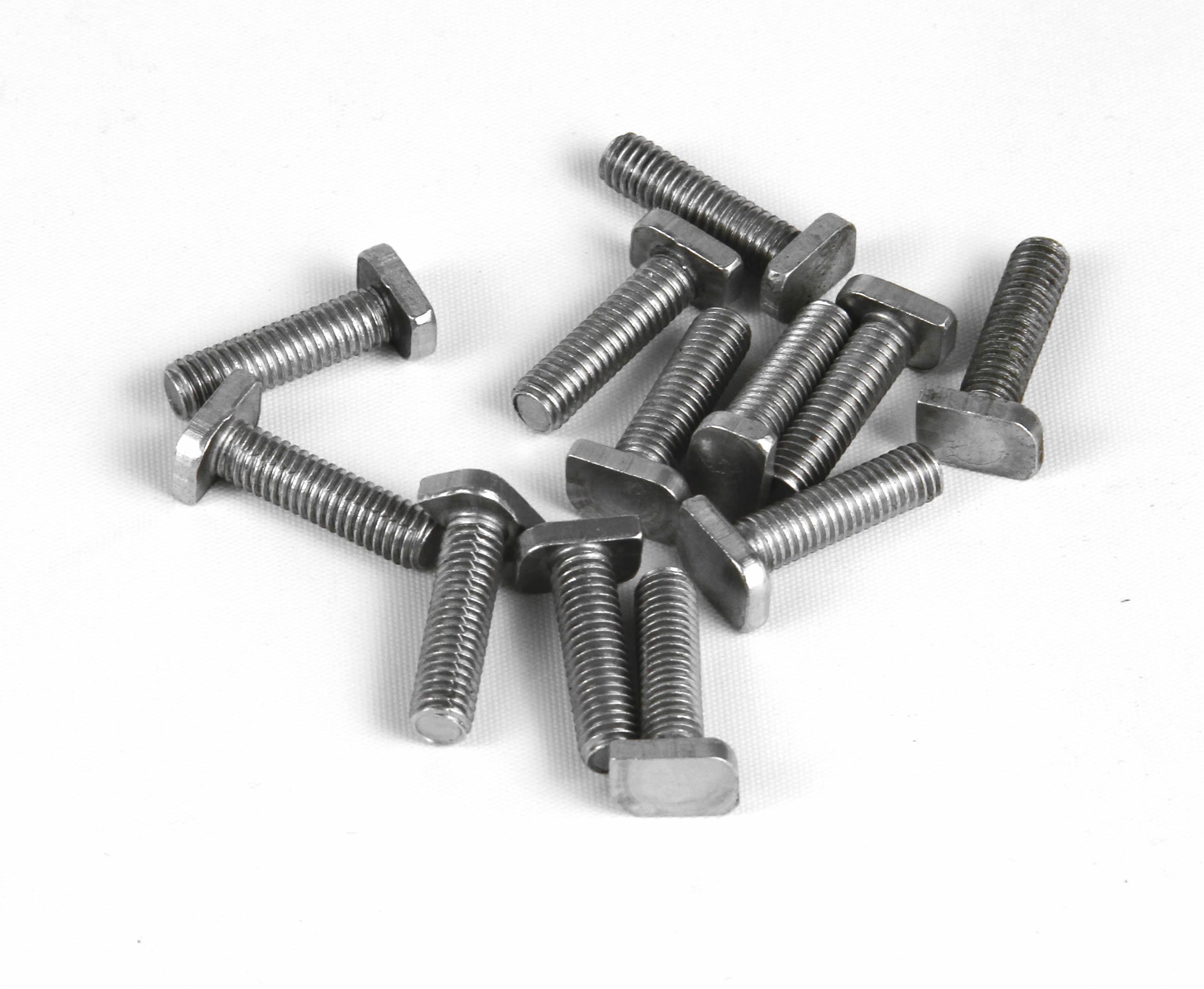 10 x 22mm Long Cropped Head Bolts