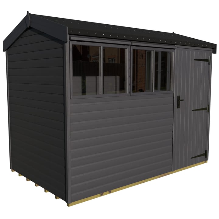 Malvern Heavy Duty Pavilion 6ft deep Graphite Grey 10ft x 6ft