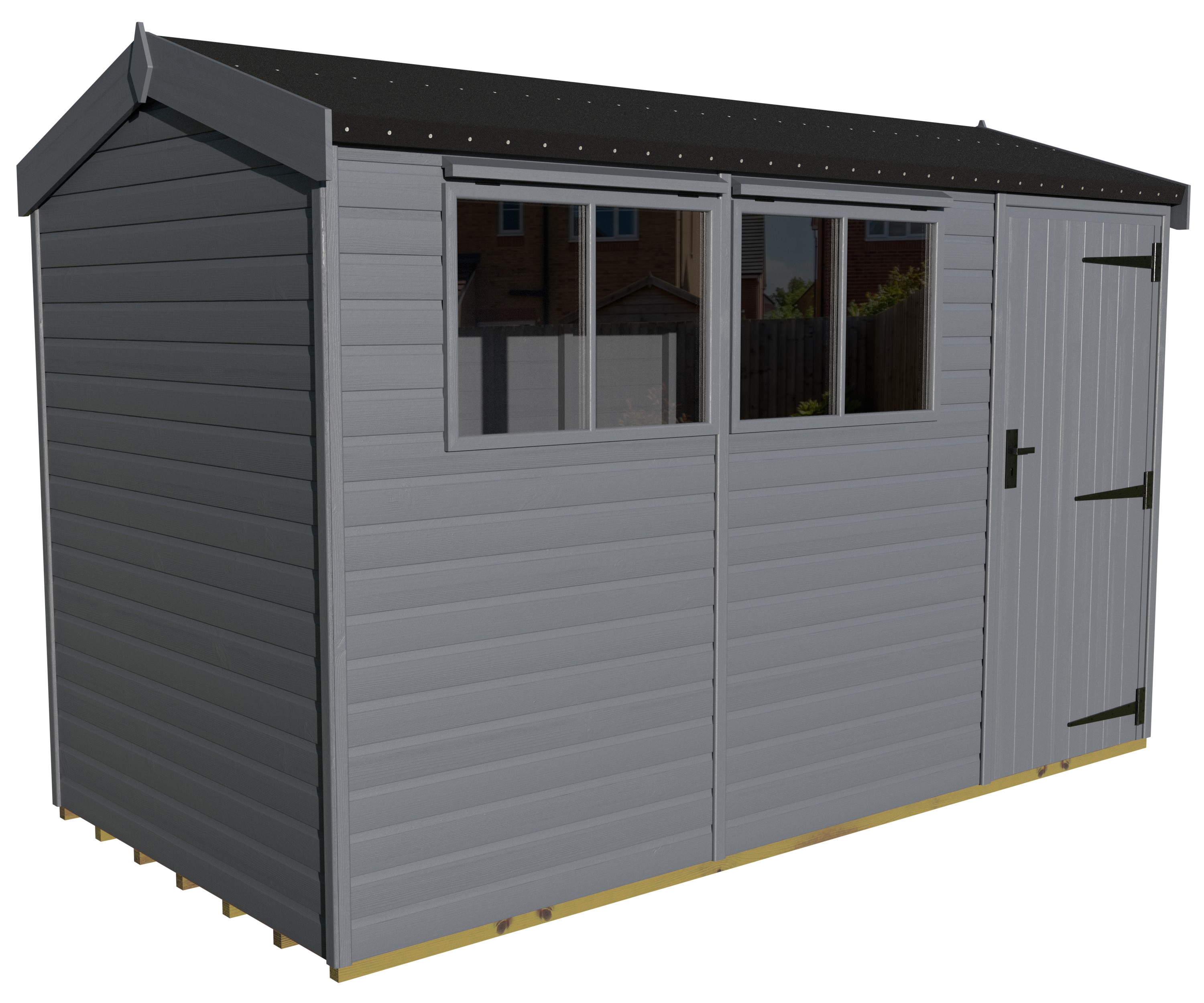 Malvern Heavy Duty Pavilion 6ft deep Fleet Grey 12ft x 6ft