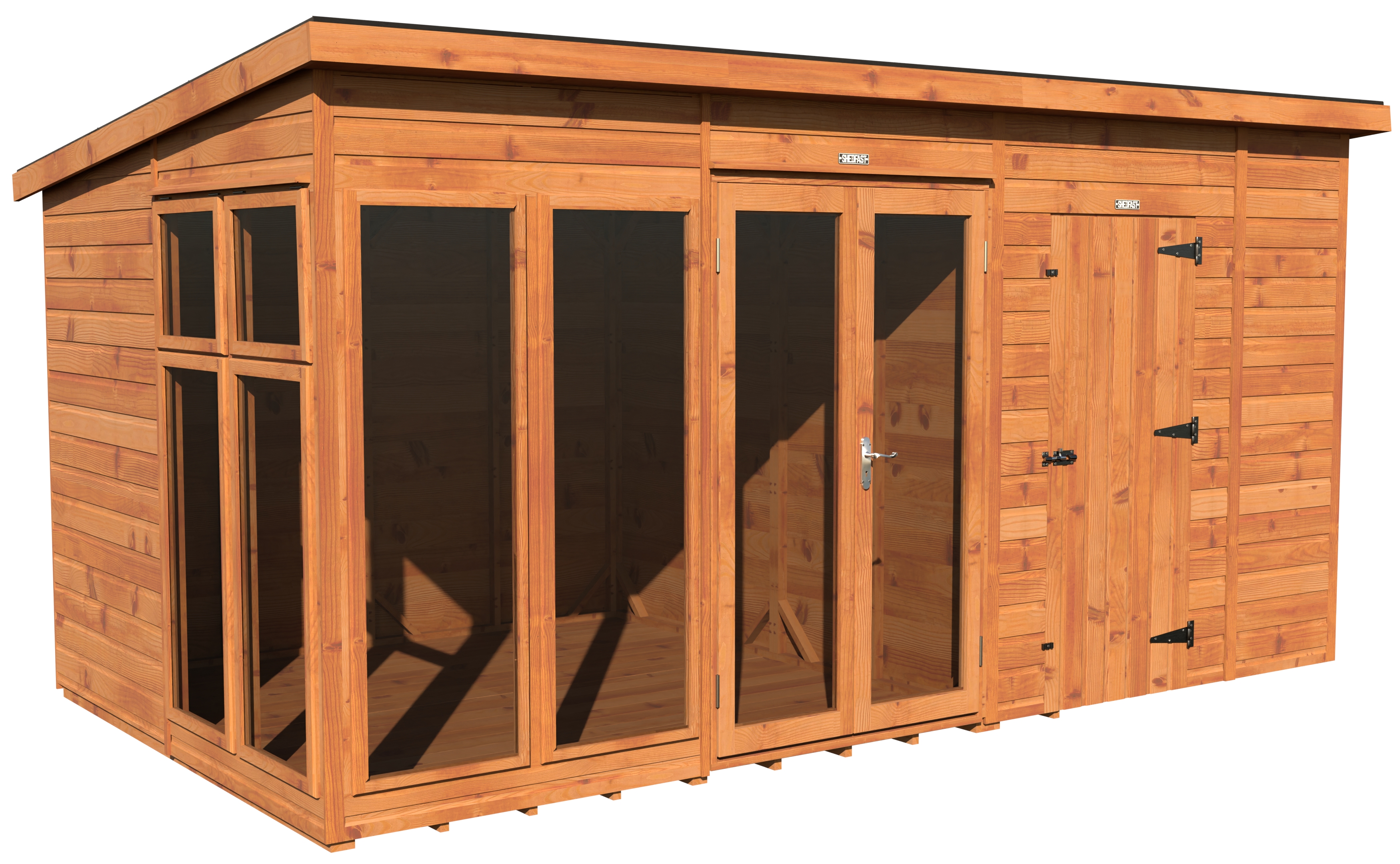 Pent with Shed
