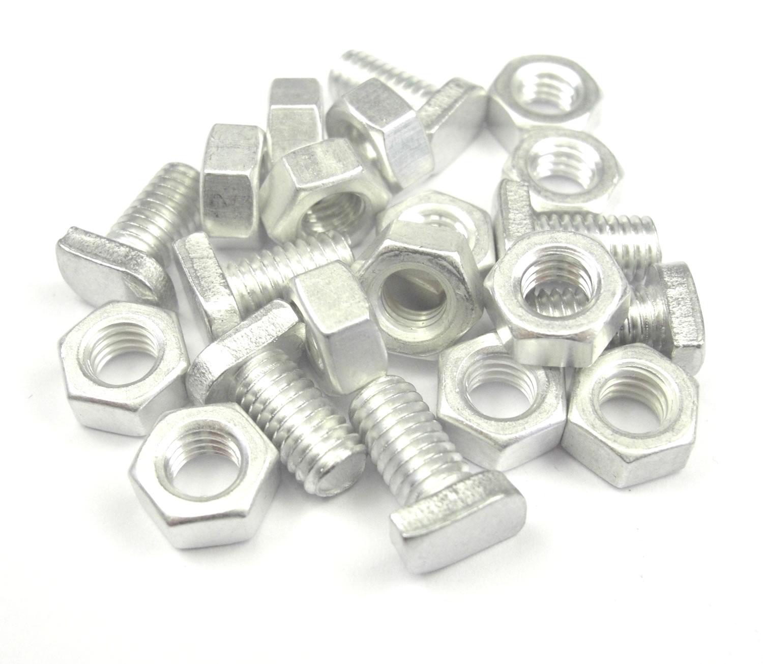 50 x 10mm T-bolts