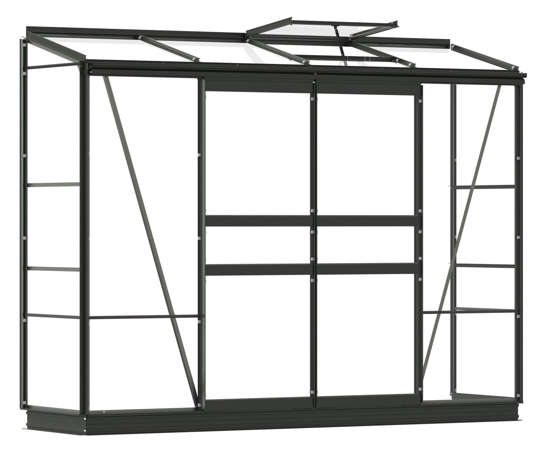 Mini Lean-to 2x8 Old Cottage Green