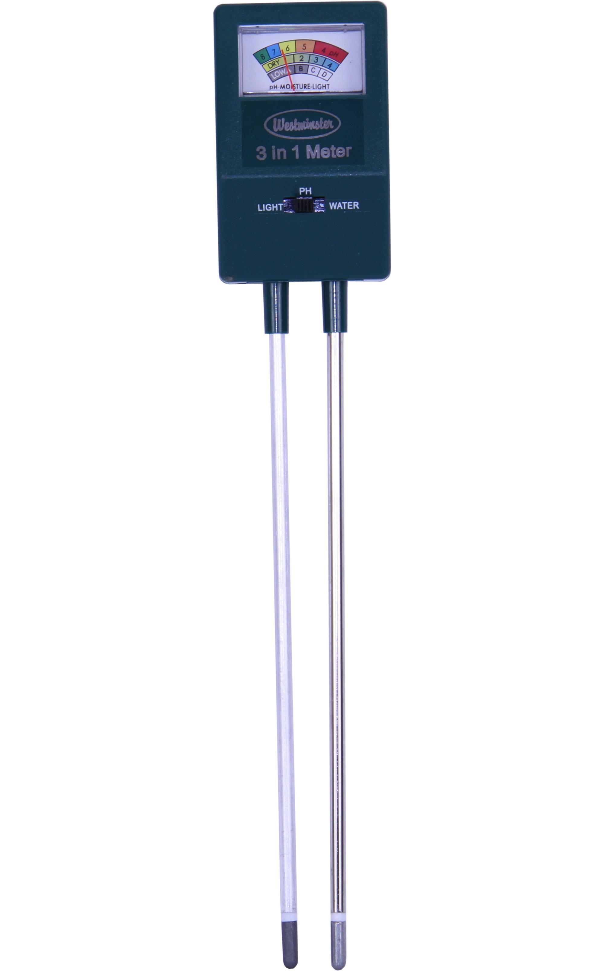 3 in 1 Meter pH/Fertility/Light