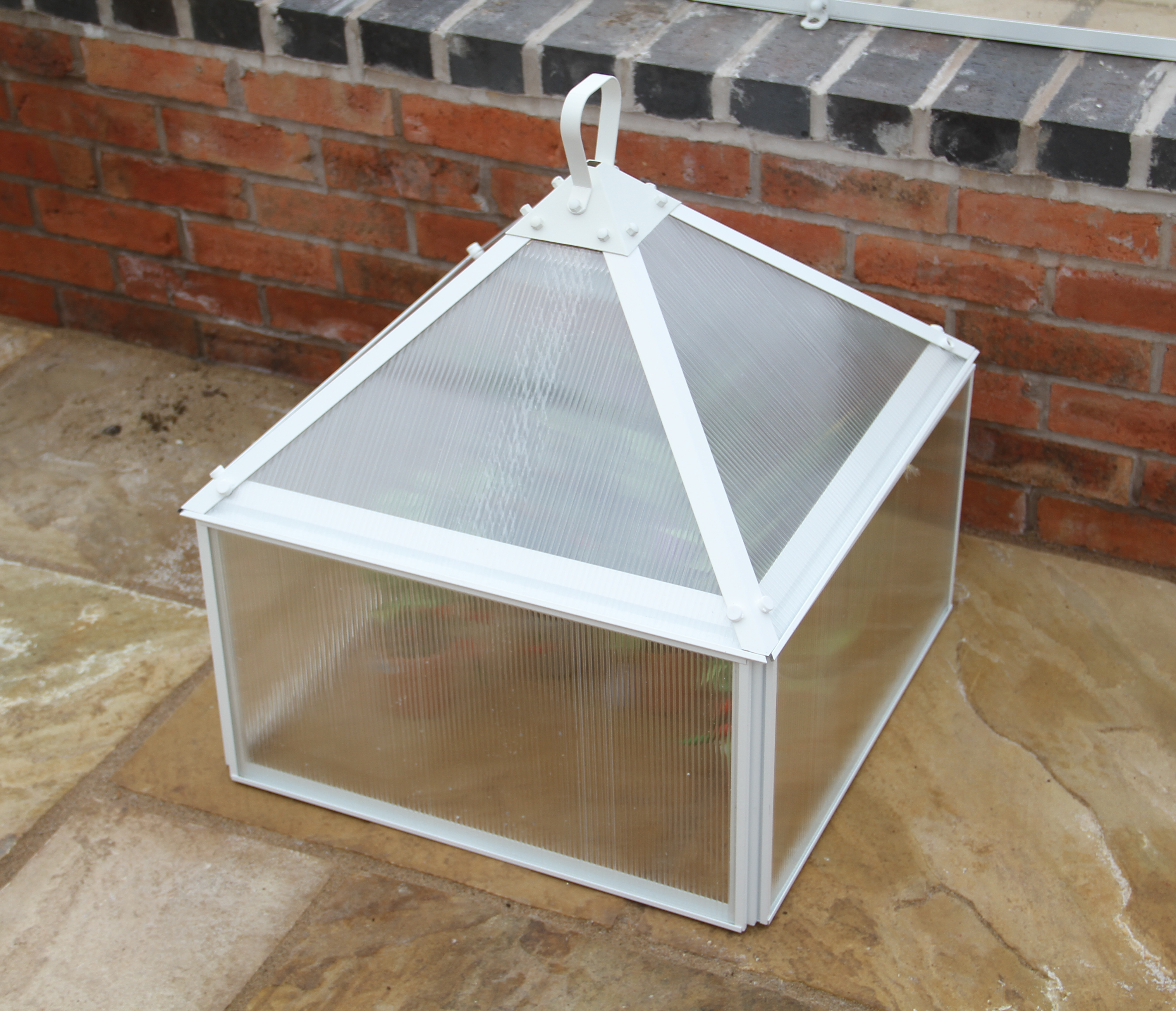 White Lantern cloche 
