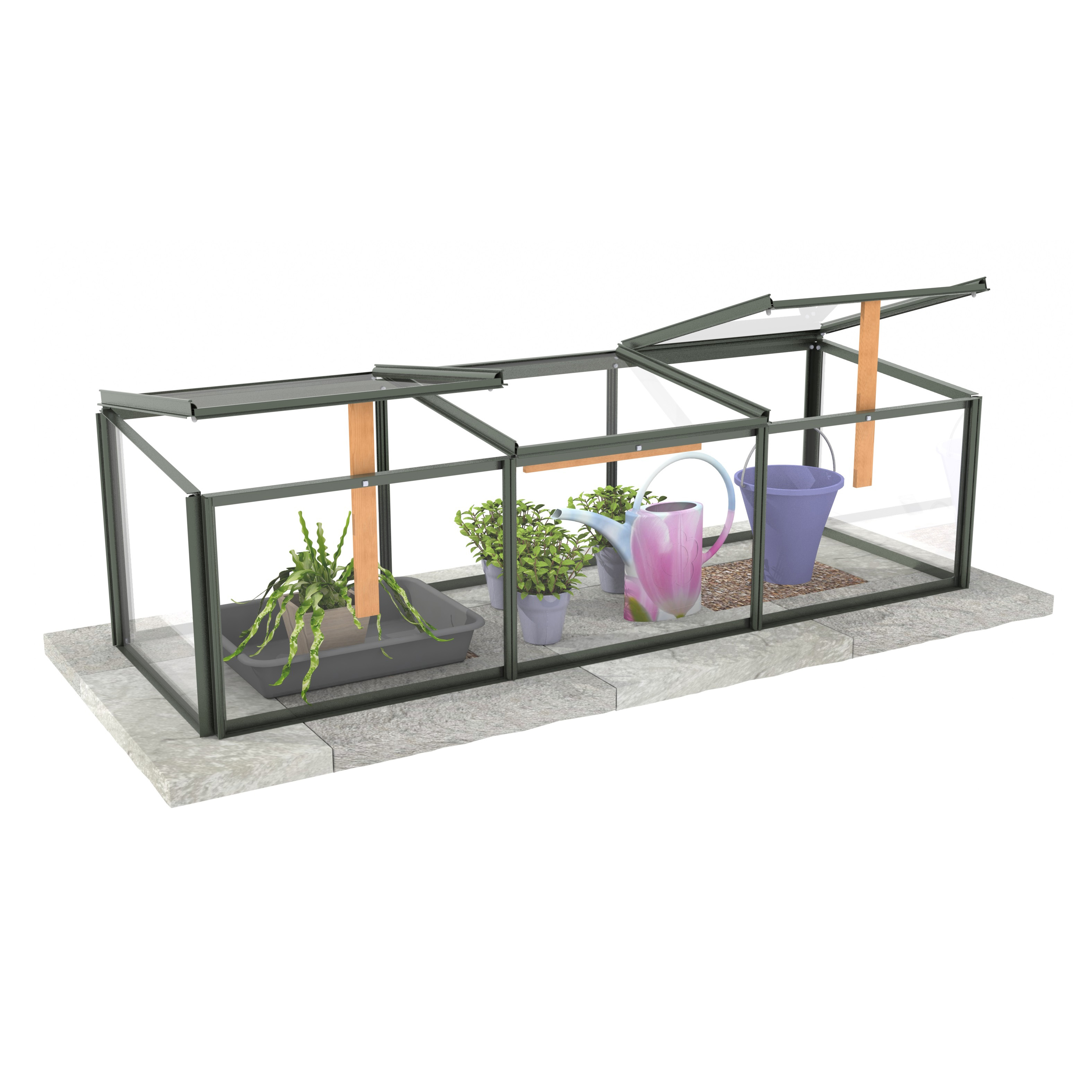 Cold frame 2ftx6ft Old Cottage Green