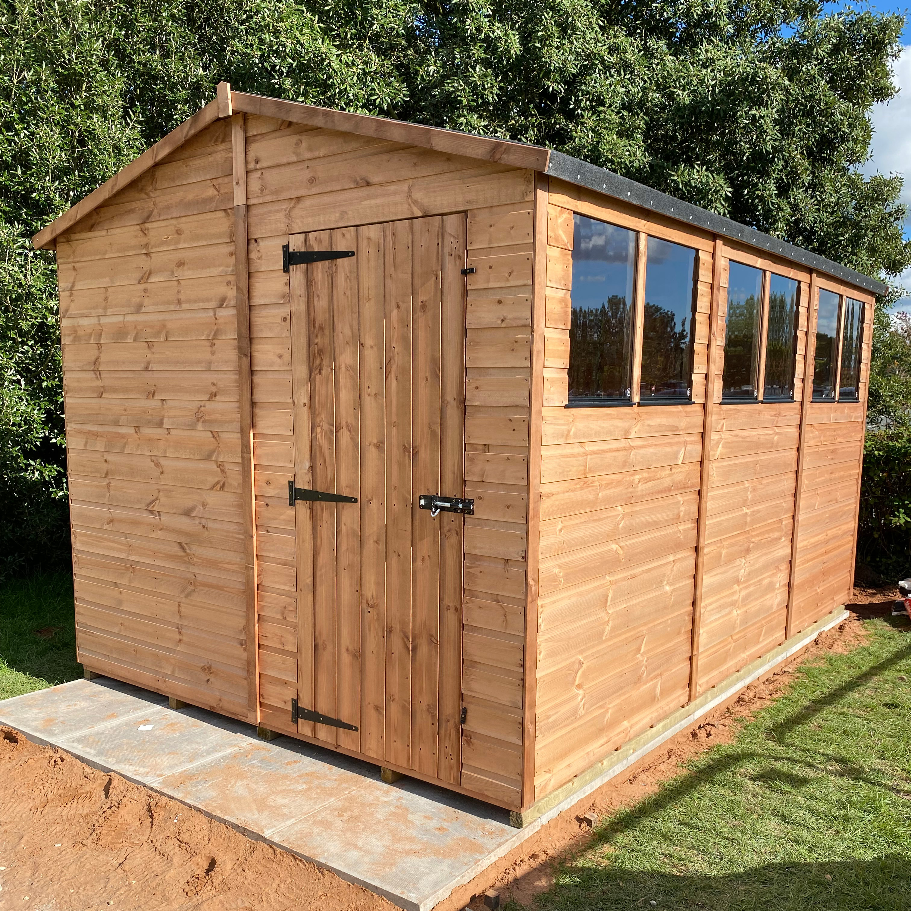 8x8 Apex shed