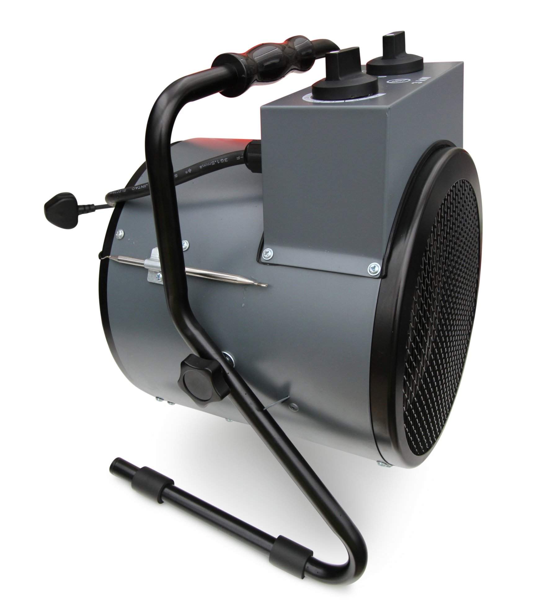 Simplicity 3kW fan heater with thermostat Anthracite