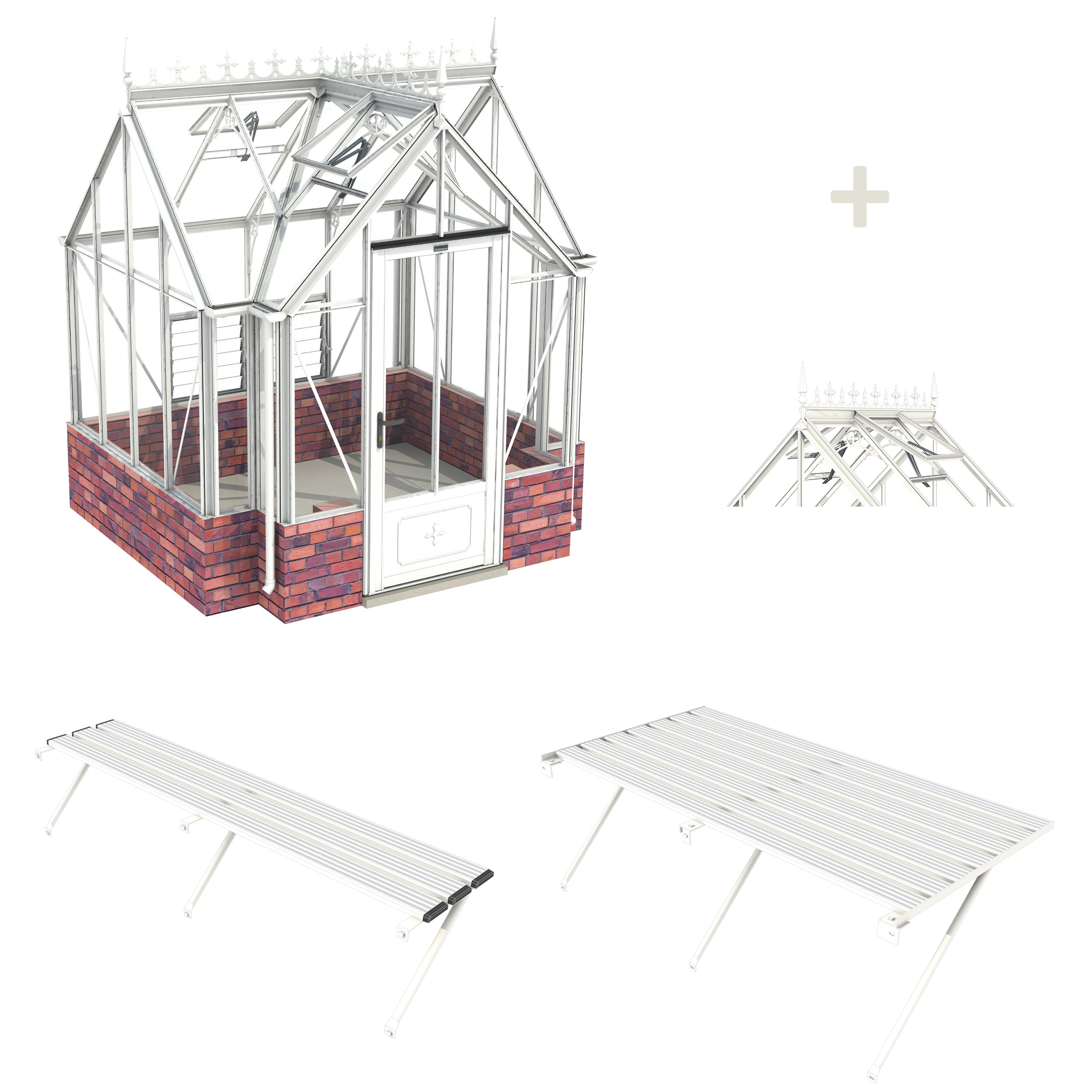 Robinsons Ranby 8ft7 x 7ft6 Ultimate Package in Heritage White | The ...