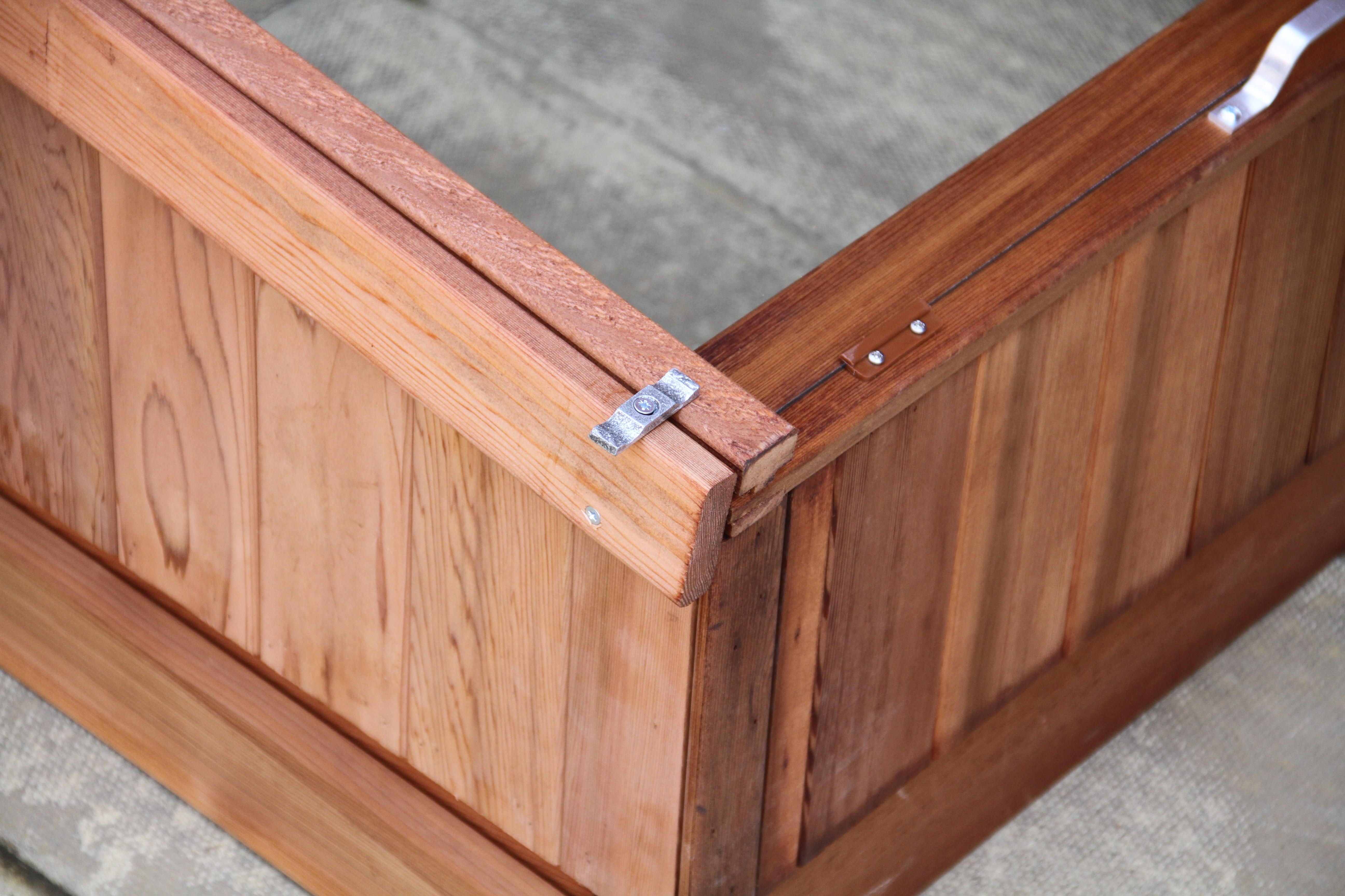 cedar cold frame 3½ft x 5ft2½