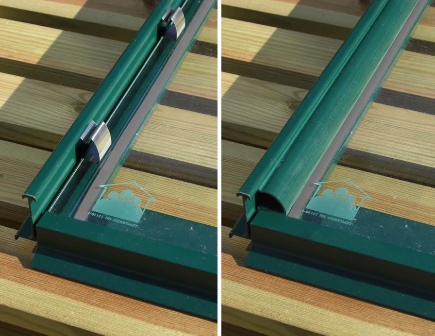 Bar Capping set (Green) for Shugborough 10ft