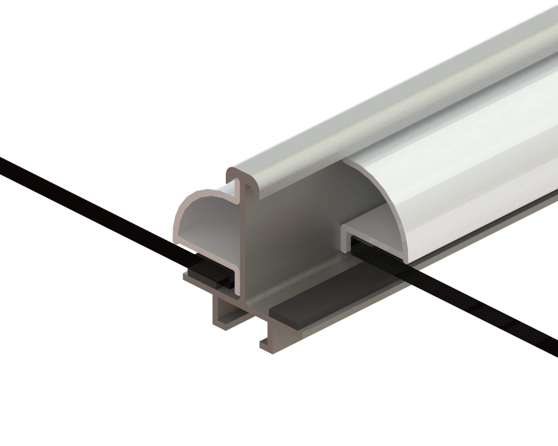 Bar Capping set (White) for SUN  10ft