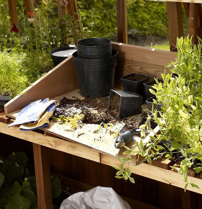 Cedar Potting Tray