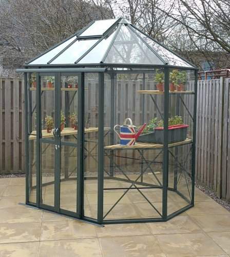 Hercules Octagonal 6x8 Old Cottage Green