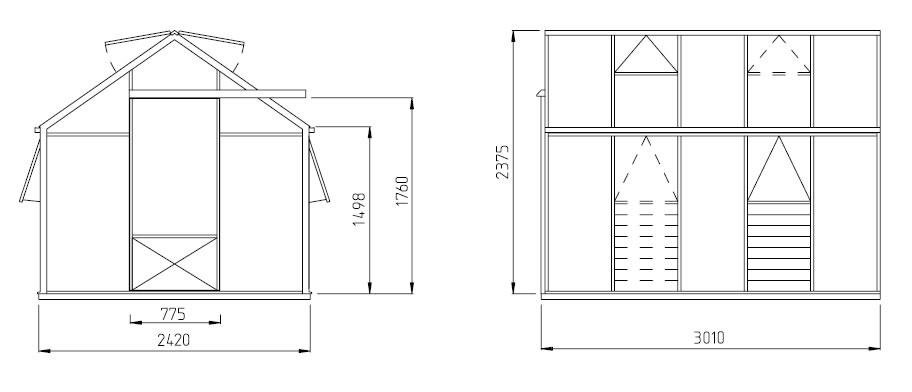 Growhouse 8x10 Green