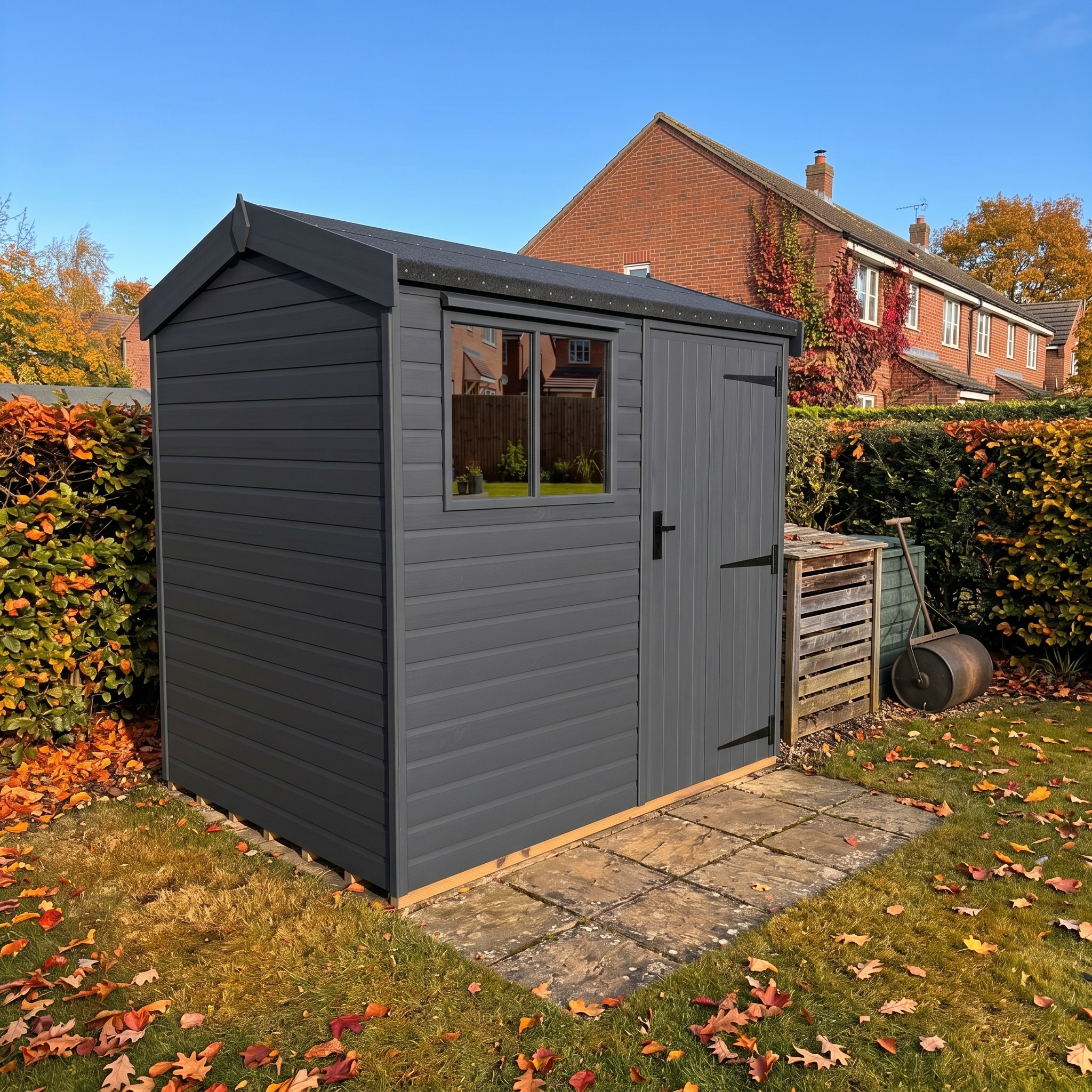 Malvern Heavy Duty Pavilion 6ft deep Graphite Grey