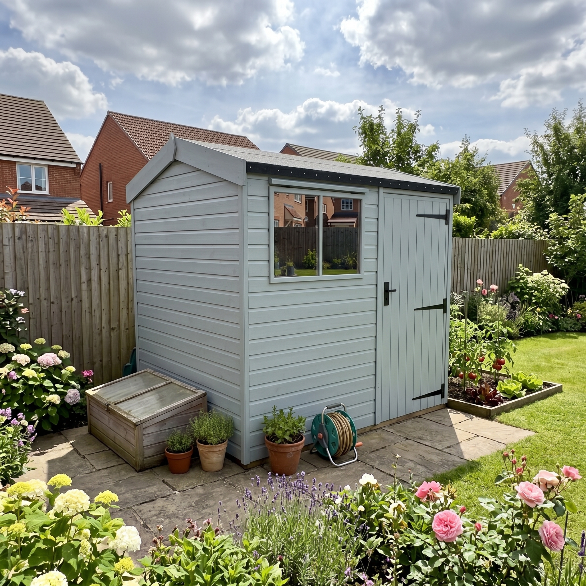 Malvern Heavy Duty Pavilion 6ft deep Olive Grey