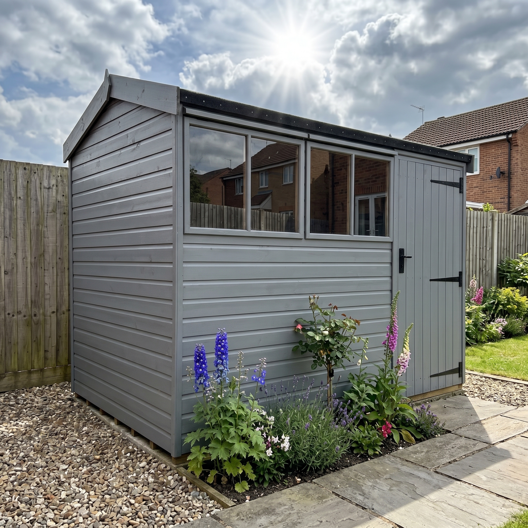 Malvern Heavy Duty Pavilion 6ft deep Fleet Grey