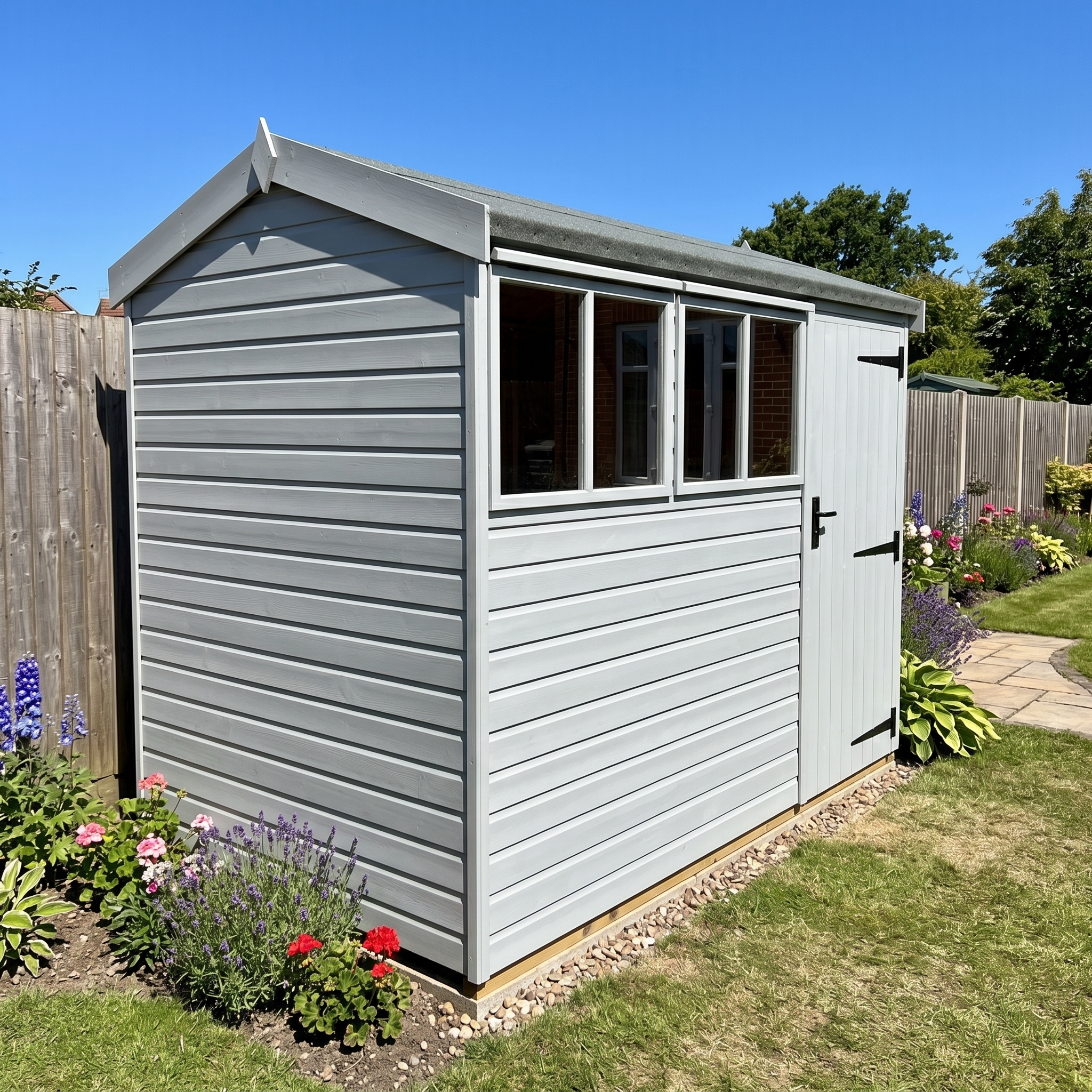 Malvern Heavy Duty Pavilion 6ft deep Olive Grey