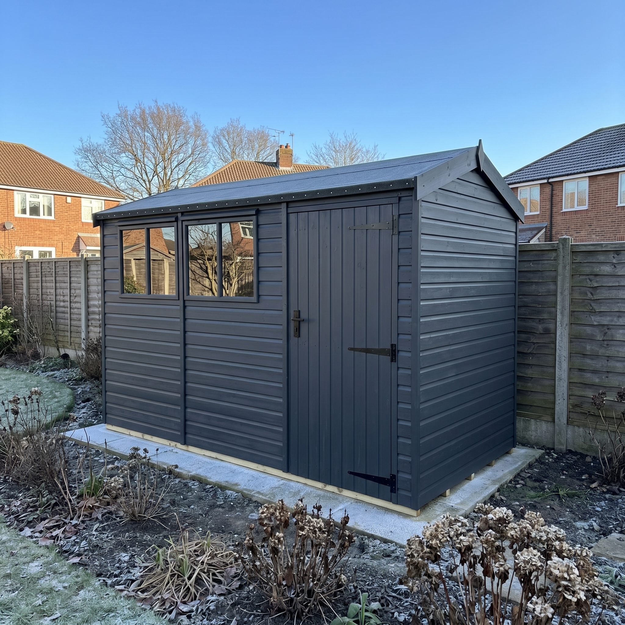 Malvern Heavy Duty Pavilion 6ft deep Graphite Grey