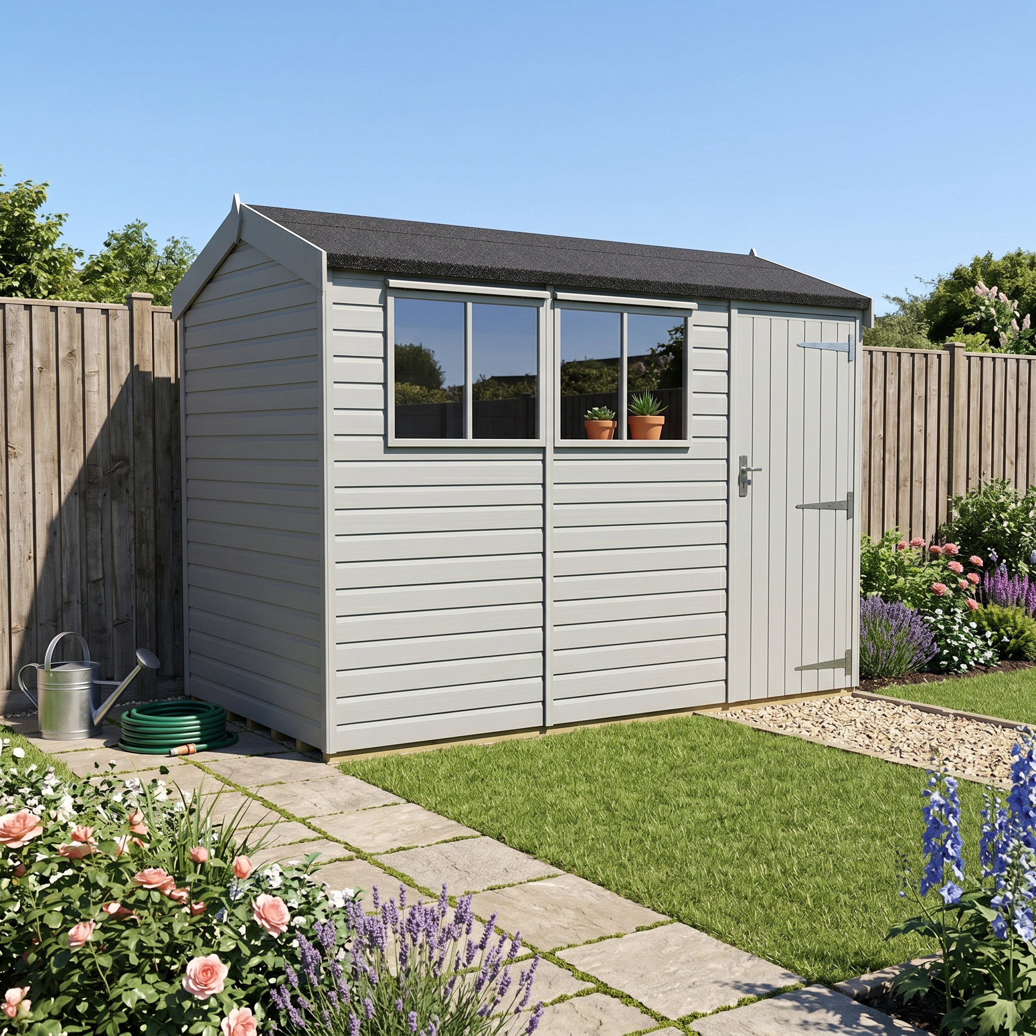 Malvern Heavy Duty Pavilion 6ft deep Olive Grey
